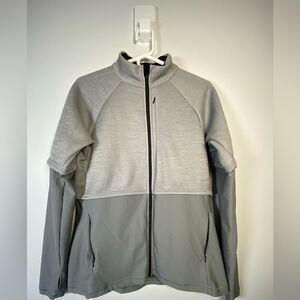 adidas Men's Two-Tone Gray Full-Zip Jacket